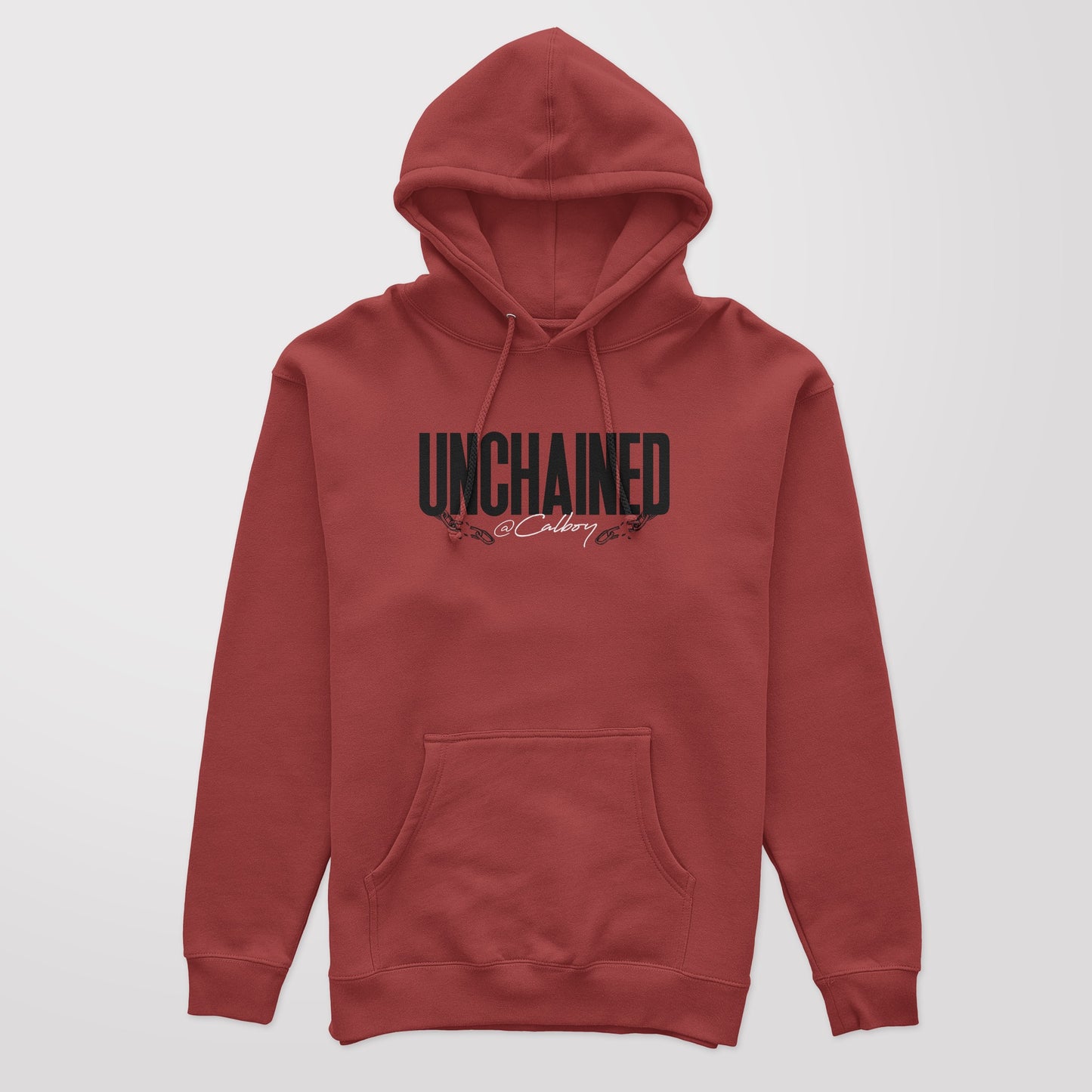 Red Unchained Hoodie Set