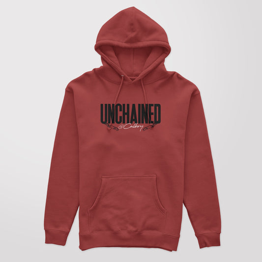 Red Unchained Hoodie Set